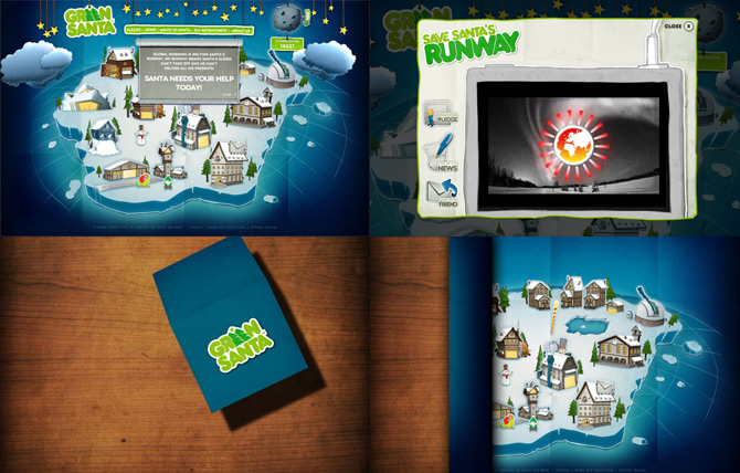 www.Green-Santa.com - Help Santa Save Christmas